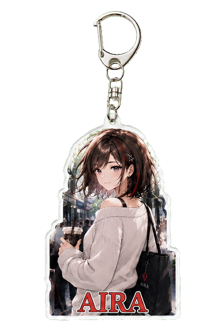 Aira acrylic keychain street version